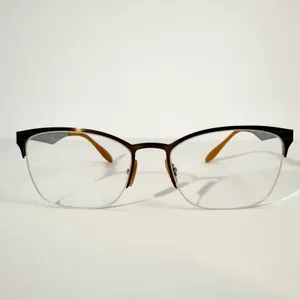 Ray-Ban RB6345 2732 Brown Silver Semi-Rimless Cat‎ Eye Optical Frames 52-17-135 thumbnail 2