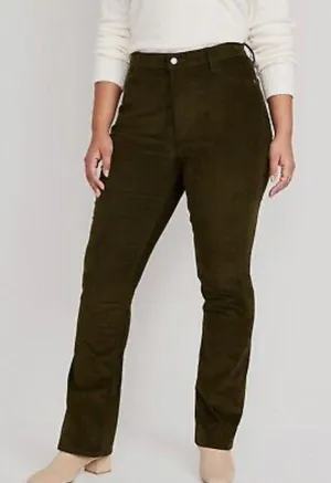 Old Navy New High-Waisted Corduroy Boot-Cut Pants thumbnail 5