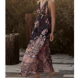 Anthropologie Cutout Maxi Dress Sheer Black Motif Size‎ XS Cover Up Boho thumbnail 3