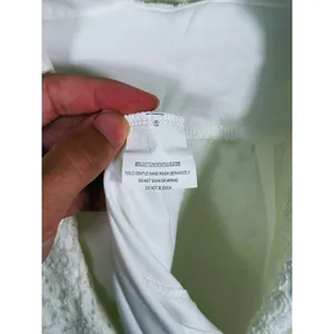Selfie Leslie Floral Lace Tie Bust Mini Dress Medium White Coquette Bridal Event thumbnail 12