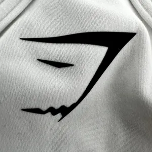 Gymshark Ruched Sports Bra Crossover Medium Support Adjustable White XS thumbnail 2