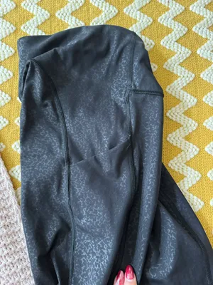 Athleta Black Patterned Leggings thumbnail 6