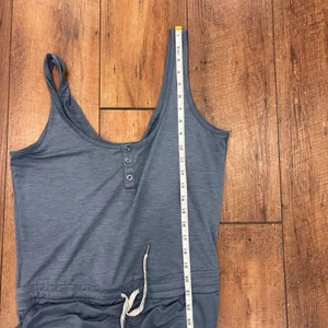 Women's Vuori Falls Jumpsuit in Light Azure Heather Blue Size M Soft $118 EUC thumbnail 11