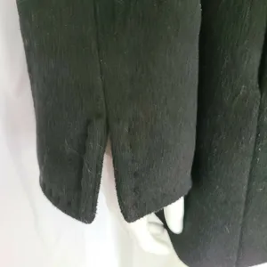 Ellen Tracy Wool Coat Blue Fox Fur Collar‎ Small Navy Blue Luxury Winter Classic thumbnail 11