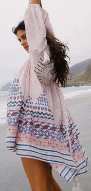 NEW Kimchi Blue UP Little Lies Crochet Dress Medium thumbnail 3