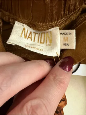 Nation LTD Madrid Bronze Pull On Pants thumbnail 5