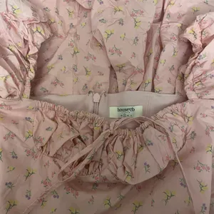 House Of CB TALLULAH PINK FLORAL PUFF SLEEVE MIDI DRESS thumbnail 2