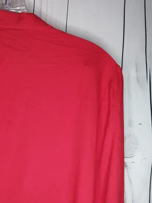 Free people Red Draped Wrap Front Long Sleeve Effortlessly Casual Women's Top thumbnail 6