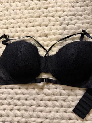 Italina Lace black bra thumbnail 5