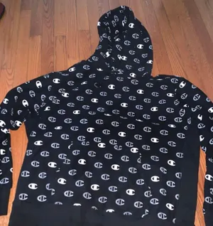Champion Reverse Weave Hoodie Logo All Over 2xl thumbnail 1