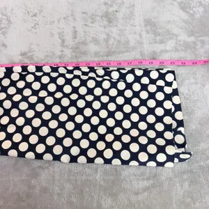 J.Crew Pencil Skirt Workwear Preppy Polka Dot Stretch Cotton Navy Cream Size 4 thumbnail 9