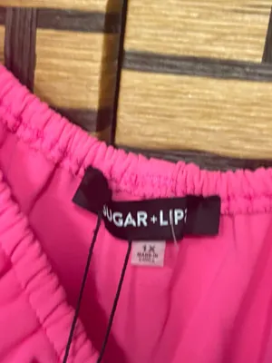 Sugarlips hot pink blouse size 1X thumbnail 6