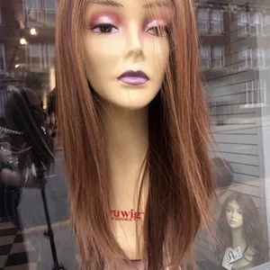 Copper brown Swisslace Lacefront wig thumbnail 7