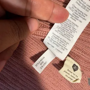 Madewell Dried Petal Pink Nolan Ribbed Open Front Cardigan Medium Cotton Pocket thumbnail 7