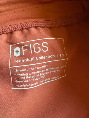 Figs Zamora jogger scrubs high waist limited edition terracotta size S/P thumbnail 8