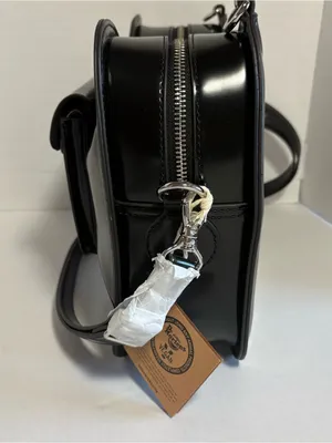 Dr. Martens NWT Vegan Bow Bag Black Goth Punk Y2K Backpack Crossbody Grunge thumbnail 5