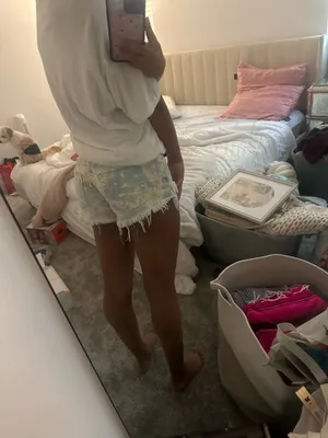 free people jean shorts thumbnail 7