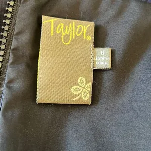 Taylor Navy Blue Satin Silk Pleated Cocktail Sheath‎ Dress Party Formal Gala thumbnail 4