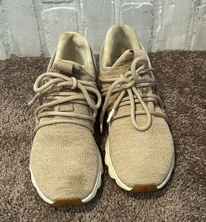 Sorel kinetic lace casual sneakers in tan thumbnail 7