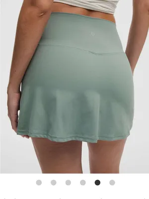 Lululemon Align High-Rise Skirt Green Size 6 Golf Sporty Athleisure Skort thumbnail 8