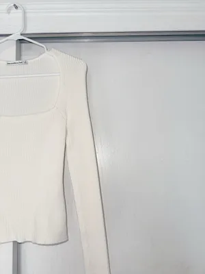 Abercrombie Squareneck Sweater Top thumbnail 2
