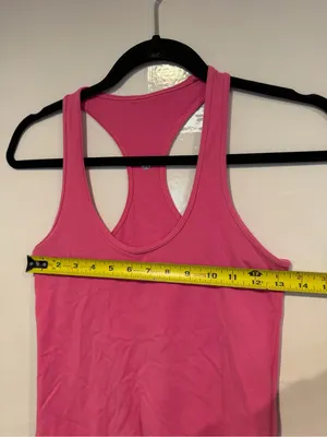 Sonic Pink‎ lululemon racerback cool tank top thumbnail 4
