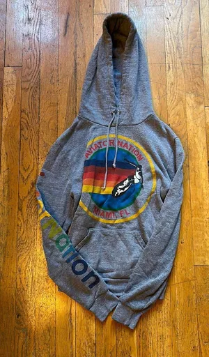 Aviator Nation Grey Hoodie thumbnail 1