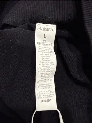 Halara OneForm Seamless High Waisted Tummy Control Lifting Leggings Black L 7/8 thumbnail 7