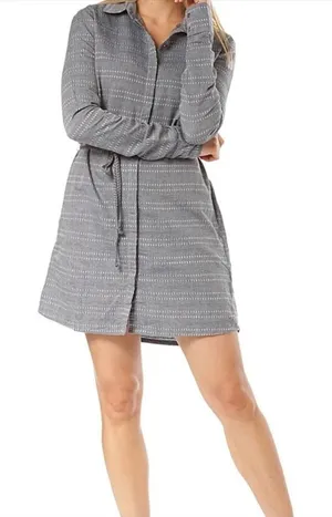 NWT Roxy Crazy Whisper Long‎ Sleeve Shirt Dress Size Small thumbnail 1