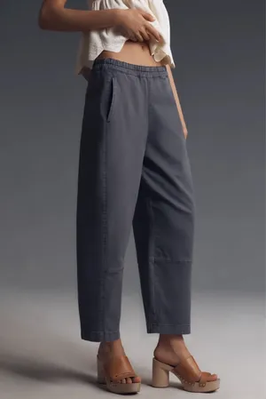 Anthropologie Pilcro The Izzie Relaxed Pull-on Barrel Pants. Size XL. MSRP $118 thumbnail 2