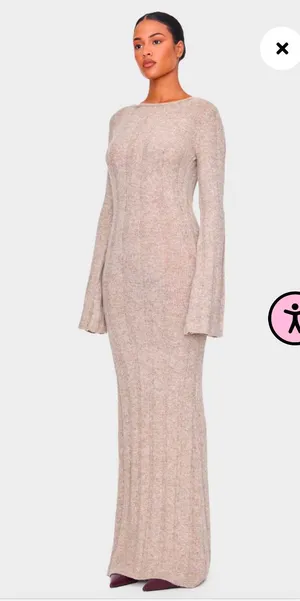 Pretty Little Thing Maxi Sweater Dress thumbnail 3