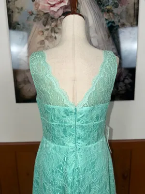 Beautiful New Azazie Alma Lace Fit-and-Flare Dress thumbnail 7