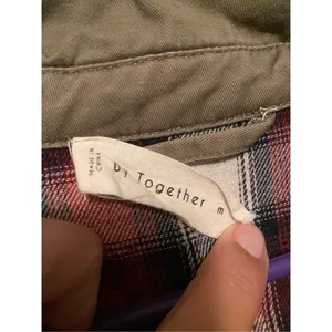 By Together Plaid Button Up Pocket Jacket/Shacket Size Medium thumbnail 3