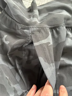Athleta Salutation camo, gray, black jogger nylon comfy high rise pants L thumbnail 9