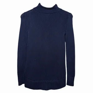 J.Crew Women's Oarsman Navy Roll Neck Sweater XXS Preppy Fisherman Knit‎ Cozy thumbnail 2