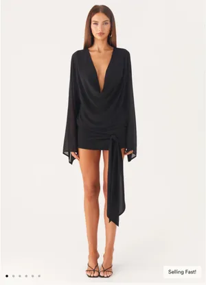 Peppermayo Black Mini Dress thumbnail 2