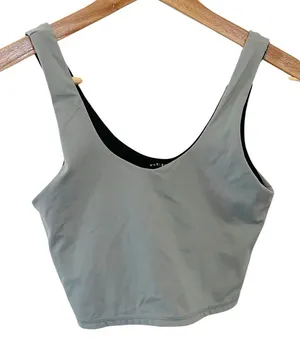 Varley Women’s FreeSoft Cori Muted Green‎ Lined Sports Bra Small thumbnail 1