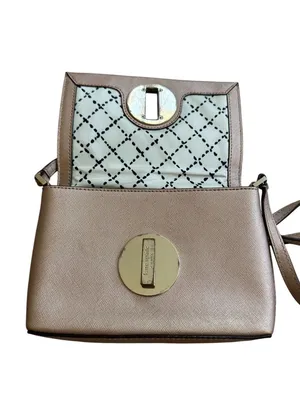 KATE SPADE Rose Gold Saffiano Leather Crossbody Bag thumbnail 5