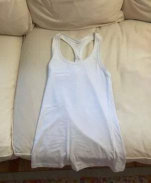 Lululemon White Tank Top thumbnail 1