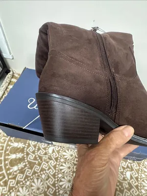 Universal Thread Dark Brown Suede like Over-the-Knee Boots with Side Zip&Fringe thumbnail 8