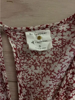 Bell sleeve dress Red thumbnail 2