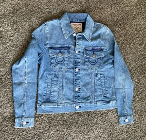 True Religion Blue Denim Jacket thumbnail 1