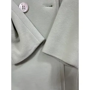 Talbots Sage Green Wool Cashmere Blend Double Breasted Pea Coat Size 4 Italian thumbnail 9