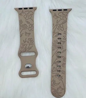 New Tan Khaki Watch Band For Apple Watch Series 38mm / 40mm / 41mm thumbnail 4