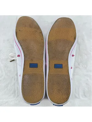 Kate Spade X Keds Ladybug Sneakers White Pink Gold Whimsical Bug Bling Size 8 thumbnail 11