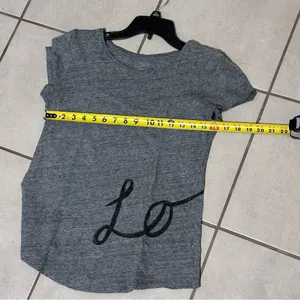 Ann Taylor‎ LOFT Women Gray shirt size small thumbnail 5