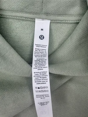 Women's Steady State Oversized Fog Green Athletic Hoodie Sweatshirt Medium NWT thumbnail 8