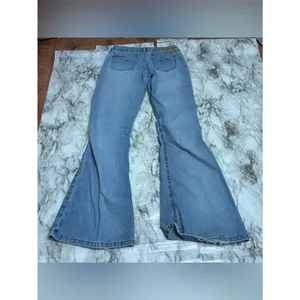 Mudd Y2K Vintage 90s Women’s Light Wash denim Blue BootCut Jeans size 3 cotton thumbnail 7