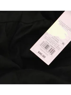 NWT Wild Fable Plunge Bubble Off Shoulder Mini A-Line Dress 94775097 Black M thumbnail 7