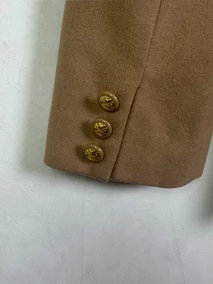 Pendleton Women’s Sz 10 Beige Wool Blazer Crest Buttons Old Money USA Vintage thumbnail 9